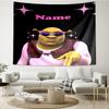 Custom Name Shrek Print Tapestry, Backdrop, Easy Setup, Ideal for Bedroom, Office & Living Room, with Aesthetic Wall Hanging Decor.