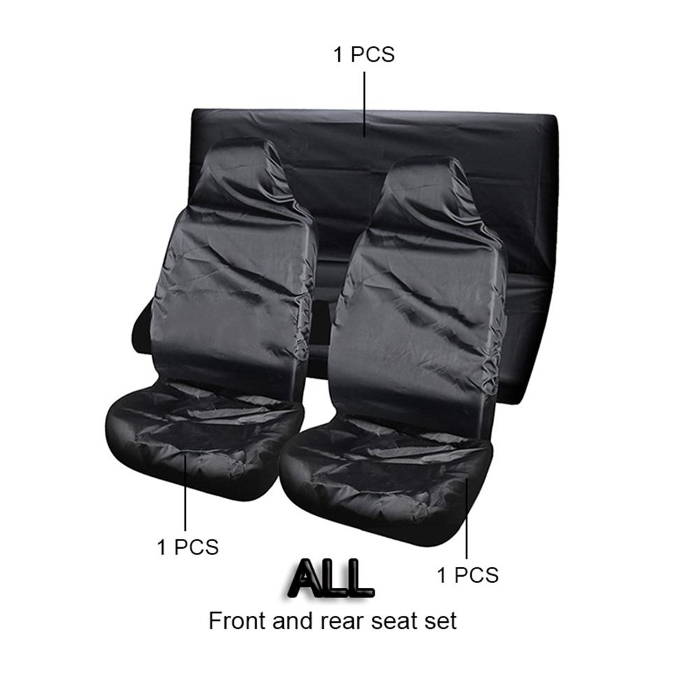 Set Universal Dustproof 3piece Suit Car Seat Cover Auto Supplies Car Seat Protectors Seat Covers