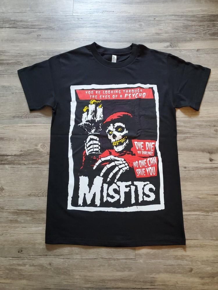 НОВАЯ ФУТБОЛКА MISFITS THROUGH THE EYES OF A PSYCHO Унисекс XXXXL