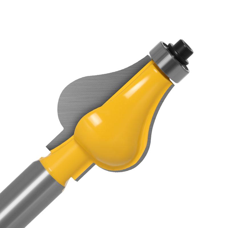 2-teiliges Handlauf-Fräser-Set, Standard-/Flötenlinienmesser, Schneidwerkzeuge für die Holzbearbeitung – 8 mm/12 mm/12,7 mm Schaft