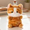 15cm Kuschel-Palmen-Haustier Kätzchen Plüschtiere Weich Flauschig Cartoon Haustier Katze Hängende Spielzeuge Niedlicher Schlüsselanhänger Taschen Dekor Auto Innenraum
