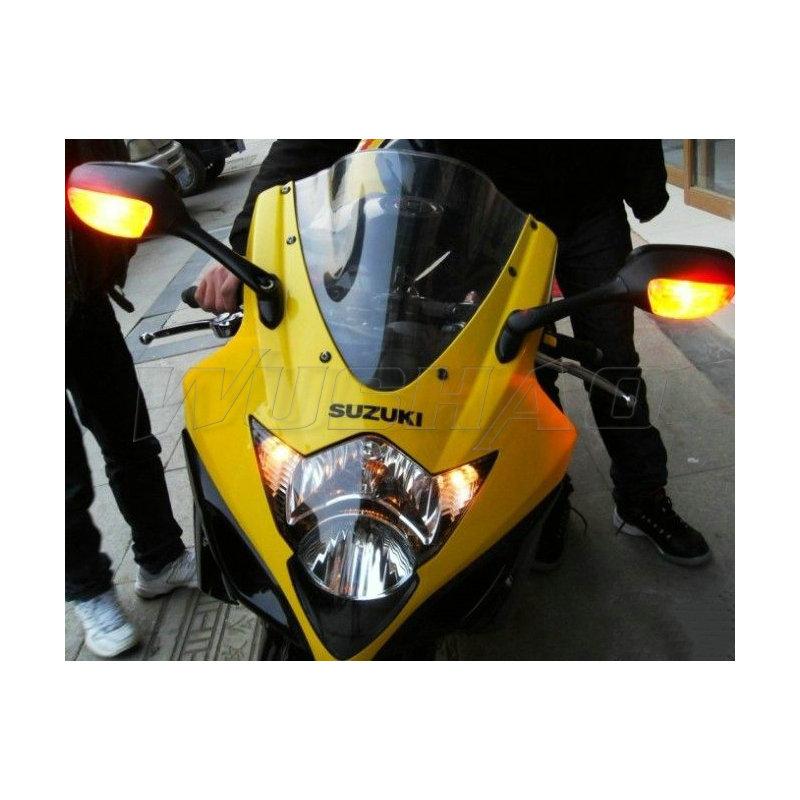 

Motorcycle Double Bubble Windshield Windscreen Screen For 2005 2006 Suzuki GSX-R1000 GSXR1000 GSXR GSX-R 1000 K5 K6 Black чистий