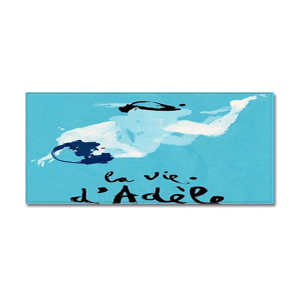 Fresh Bathroom Non-Slip Door Mat Bathroom Mat Kitchen Absorbent Long Floor Mat Bedroom Living Room Carpet