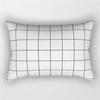 Rainbow Geometric Pattern Plant Print Decorative Pillowcase Bedroom Living Room Office Cushion Home Decor Rectangular Pillowcase