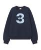 BAUF 3 Logo Angel Sweatshirt [Navy]