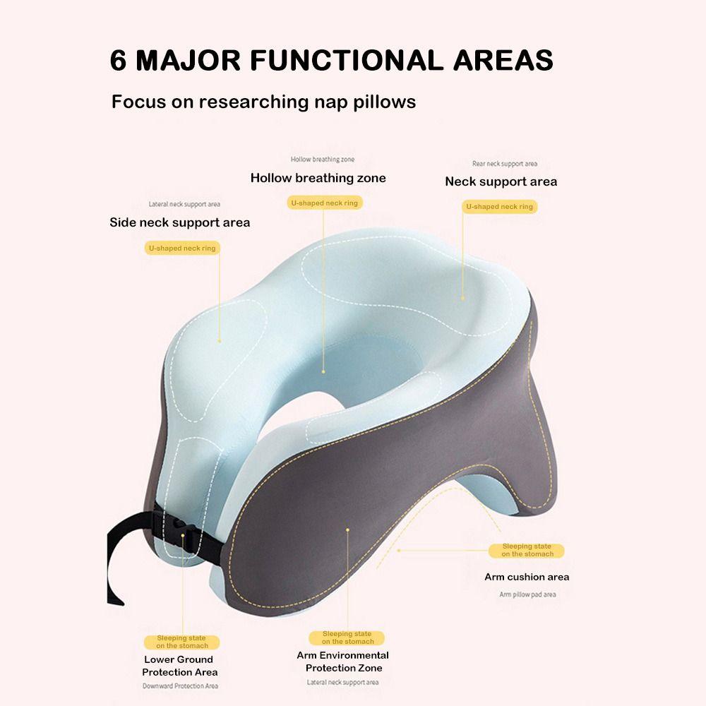 Neck Protect Travel Pillow Cushion Without Carry Bag Memory Foam Neck Cushion Travel Essentials Ear Cervical Healthcare