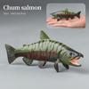 Set di Action Figure Modello Animali Marini - Pesci Oceanici Tonno Pesce Vela Persico Cernia Salmone PVC Giocattolo Educativo per Bambini