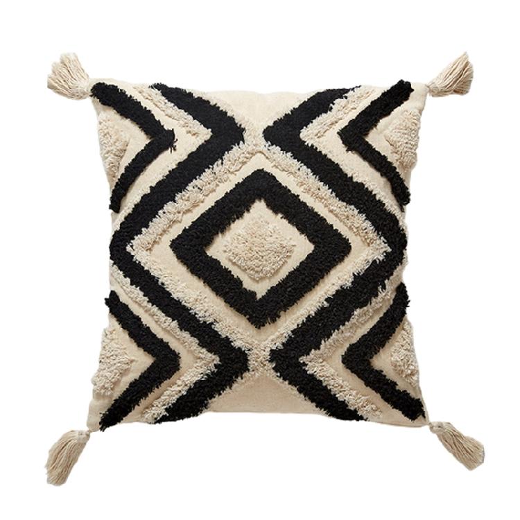 Nordic Style Throw Pillow Covers Bohemian Diamond Tufted Pillow Cushion Cover