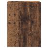 Plant Stand with Shelf Rustic Wood Finish 30 x 30 x 40 cm Engineered Wood