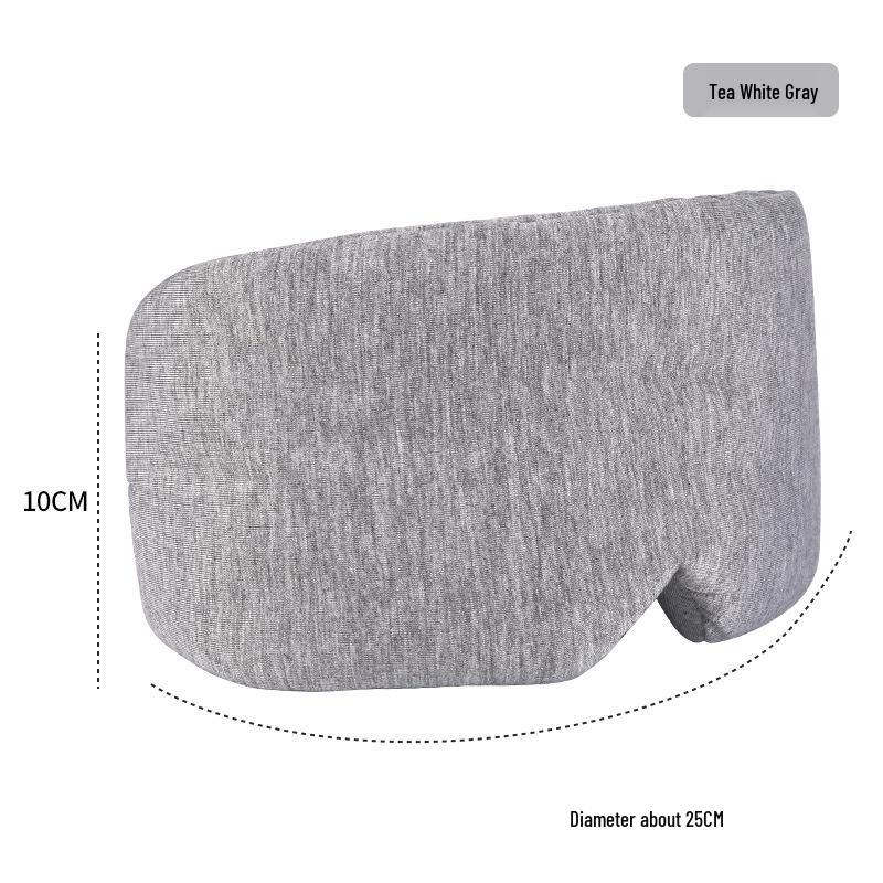 

Breathable Modal Cotton Eye Mask: Light-Blocking, Non-Pressing, Perfect for Travel Light Gray як показано кольору