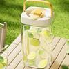 New 2.5L/3.5L Water Bottle with Faucet Large Capacity Portable Cold Water Bottle Transparent Drinking Bottle Outdoor Camping