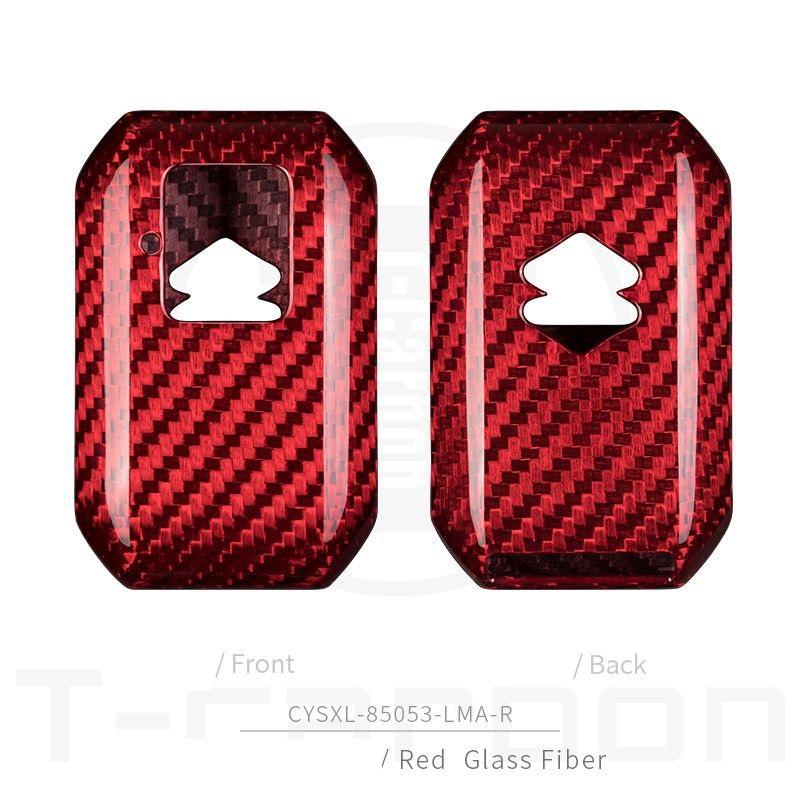Real Carbon Fiber Car Remote Key Fob Case Key Cover For Suzuki Swift Wagon R Monopoly Keyless Holder Protection