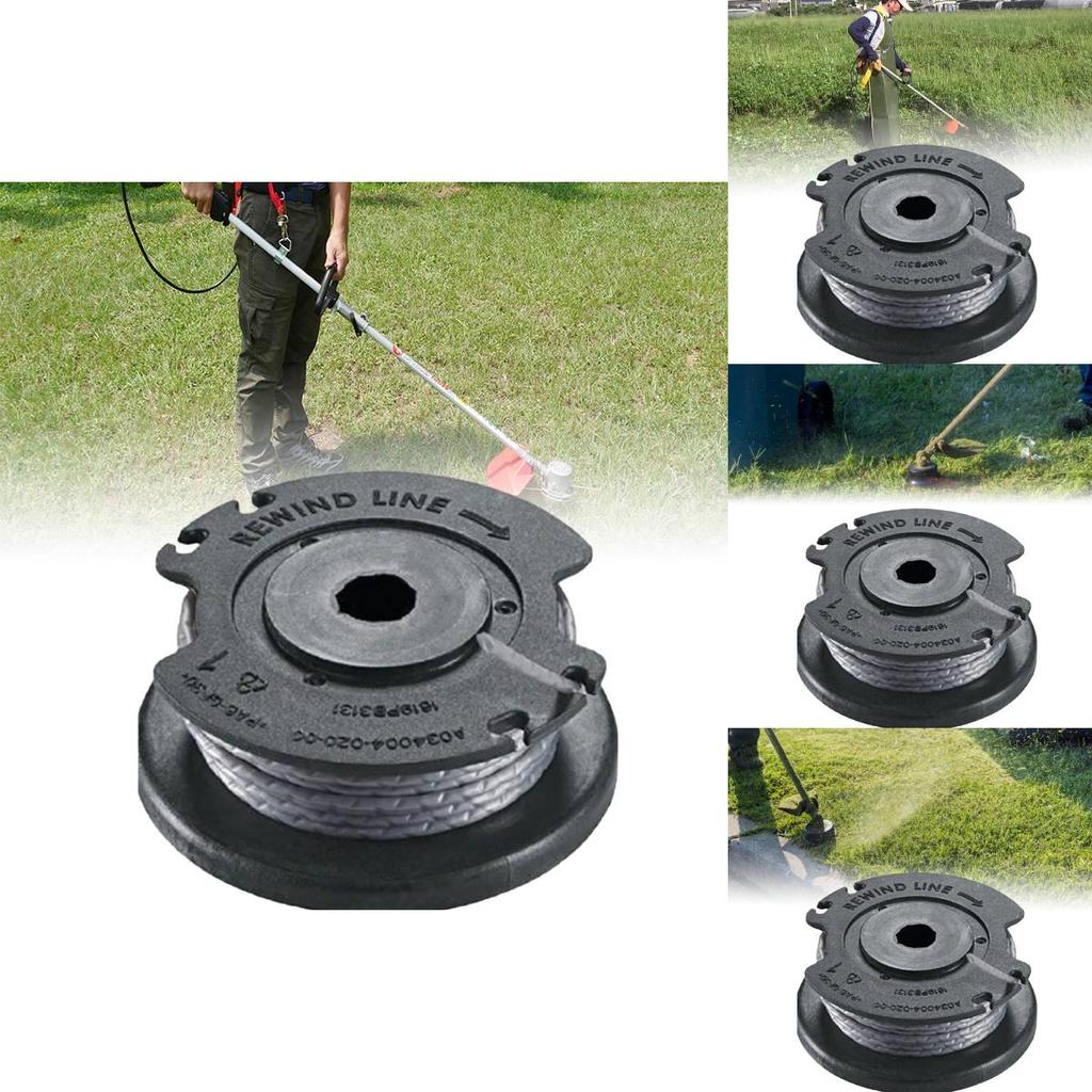 Durable Nylon Trimmer Line For Greenworks Mower Replacement Spool In Blue And Gray