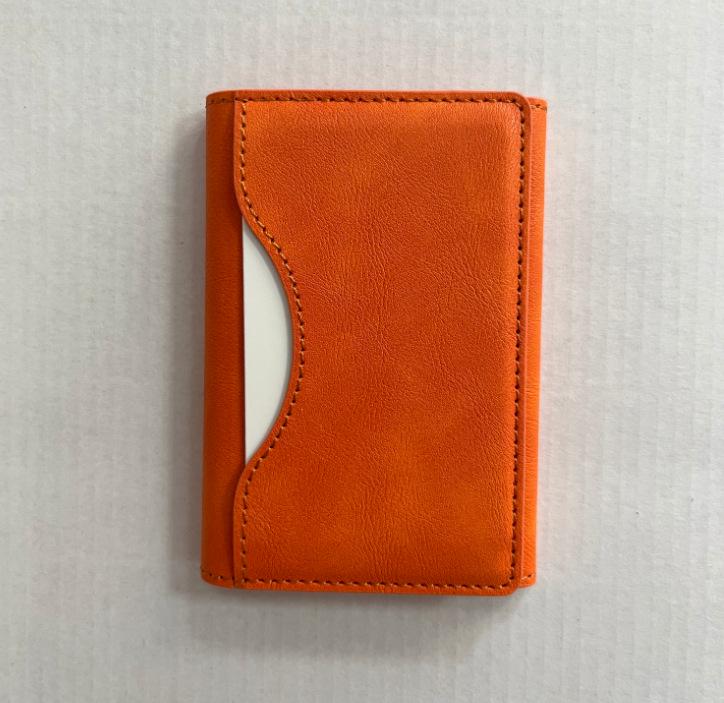 Carteira porta-cartões magnética tripla compatível com MagSafe para a série iPhone 12-16