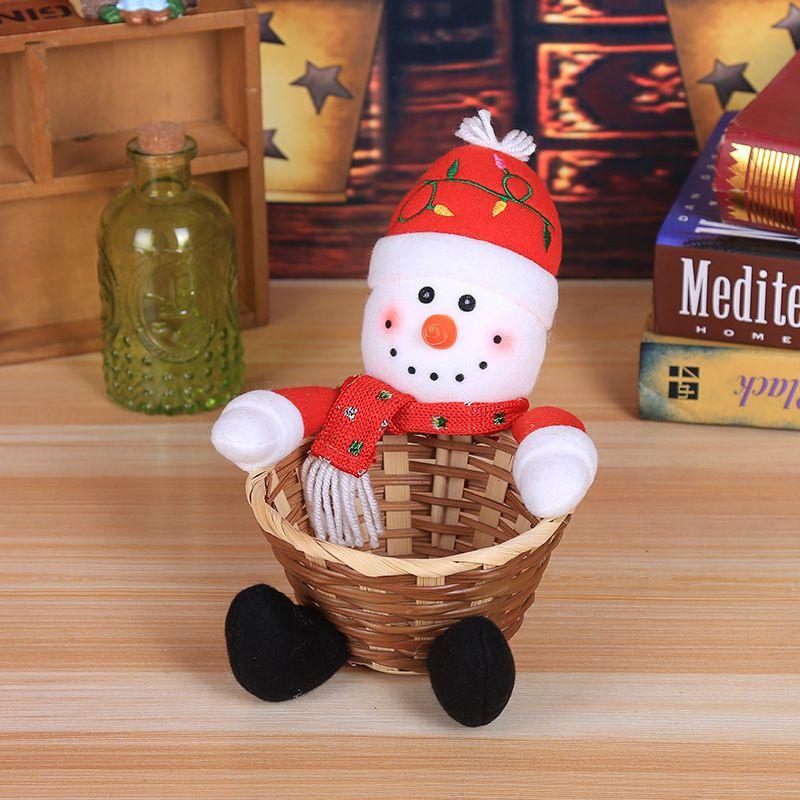 Basket Christmas Candy Childrens Candy Box Jar Gift Xmas Ornament Home Decor