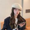 Korean Hat for Women Versatile Woolen Woolen Beret  Autumn and Winter Korean Style Fashionable Painter Hat Warm Style
