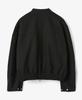 Leumadeu Embossed Twill Rider Jacket - Black