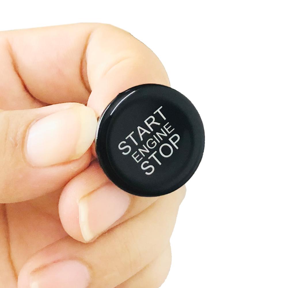 ABS Car Engine Start Stop Push Button Ring Trim Fit for Alfa Romeo Giulia Stelvio 2017- Car Accessories Interior