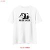 Maybe Later Cute Panda T Shirt Novelty Unisexs Vintage Stylish Designer Clothes Breathable Top For Everyday Wear Fashion