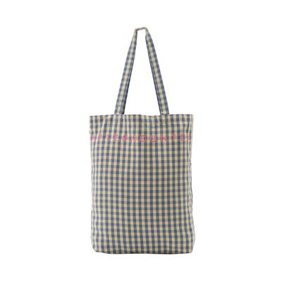 Afternoon Tea Living JA02 Vichy-Karo-Tragetasche, Mittel, Blau