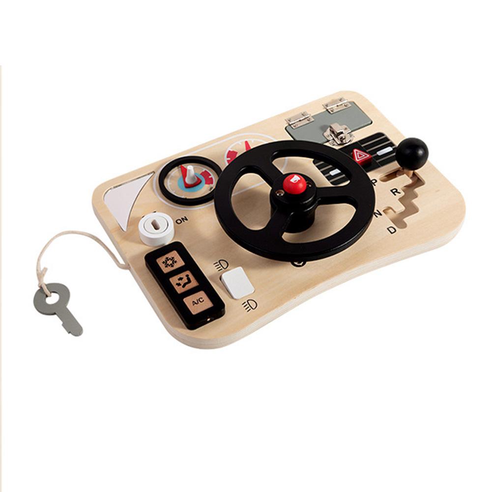

# Деревянные сенсорные игрушки Монтессори-игрушки, имитирующие руль, игрушки для малышей
