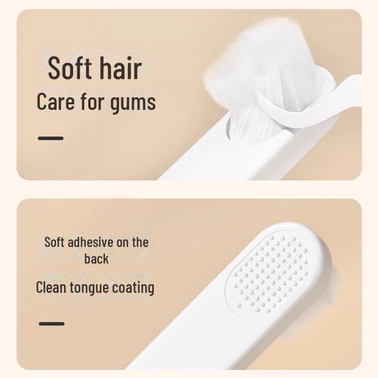 HOOPET Soft Bristle Pet Toothbrush for Dogs and Cats - Cleans Teeth, Protects Oral Hygiene, and Removes Bad Breath.