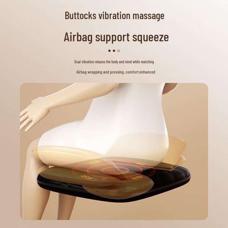 AUX Full-Body Kneading Massage Cushion CN plug (adapter included)
