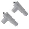 Pool-Absperrventil PVC Einfache Installation Pool-Plungerventile Ersatz für 32-mm-Schlauch angeschlossen