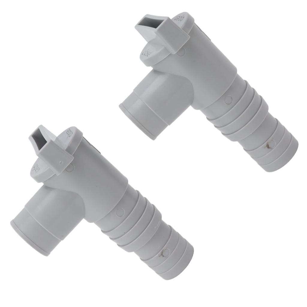 Pool-Absperrventil PVC Einfache Installation Pool-Plungerventile Ersatz für 32-mm-Schlauch angeschlossen