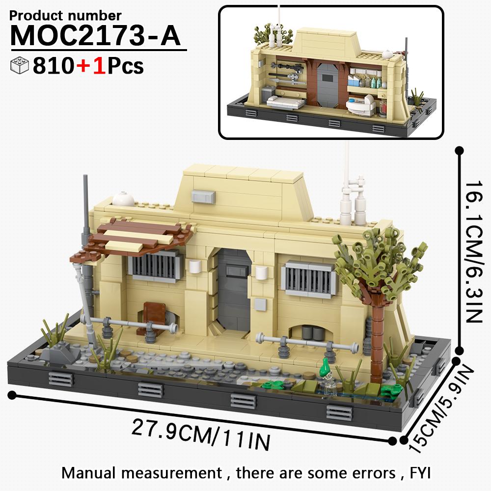 MOOXI Seria Wojen Kosmicznych Model Scenariuszowy MOC Klocki DIY Diorama Zabawki dla Dorosłych i Dzieci Zestaw Klocków Prezenty Montessori Dekoracja