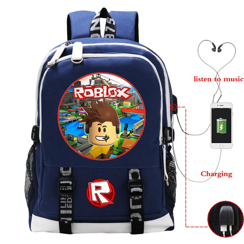 Game Merchandise Printed Backpack Usb Port Multifunctional Computer Bag