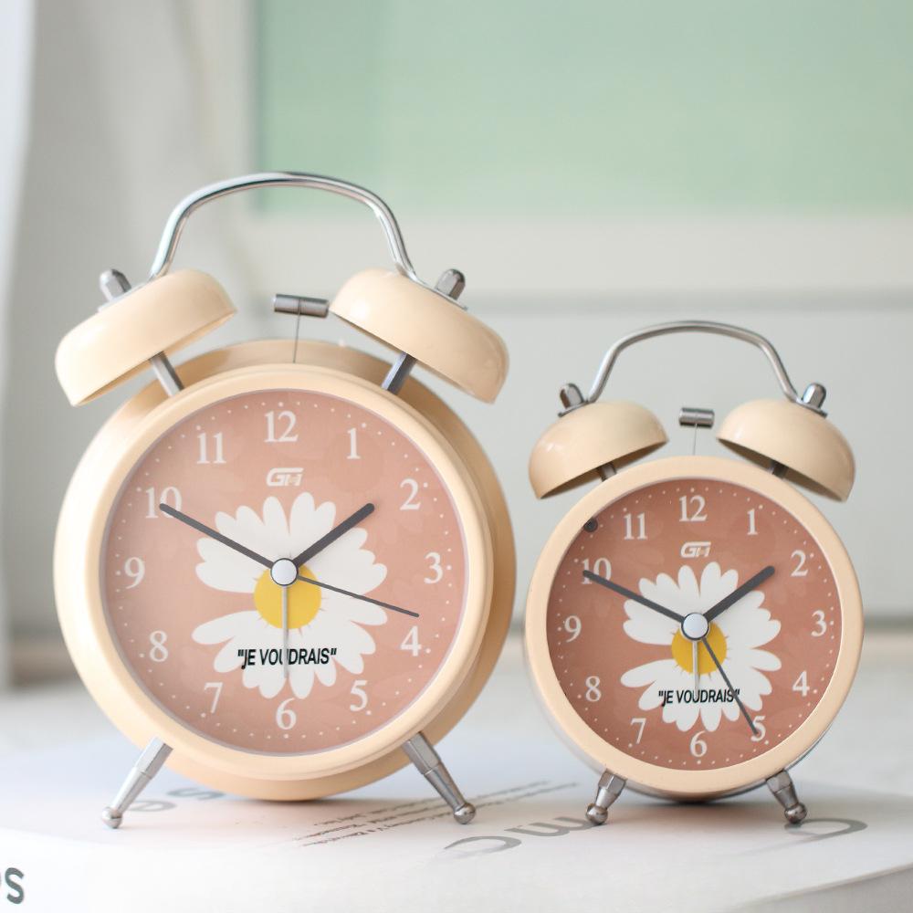 Silent Little Alarm Clock Boy Cartoon Children Female Student Special Bedroom Bedside Luminous Creative Loud Sound Cute Clock