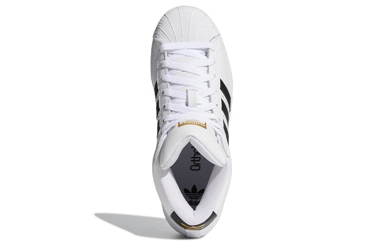 adidas Originals Pro Model J Antiscivolo Mid top Scarpe da Skateboard per Bambini Bianco Nero Adolescenti FV5724