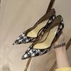 Women's Shoes 2025 Shallow Women's High Quality and Fashionable High Heels Hot Sale Sequins  Sexy Pointed Toe Heels Women