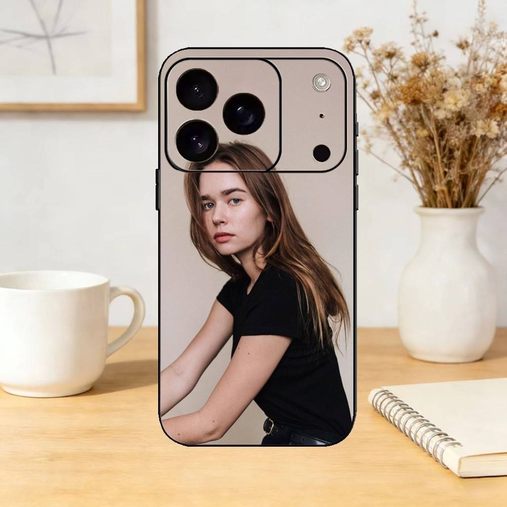 Gabriella B-Brooks Phone Case For iPhone 17,16,15,14,13,12,11 Plus,Pro Max,SE4Soft Silicone Black Cover iPhone16