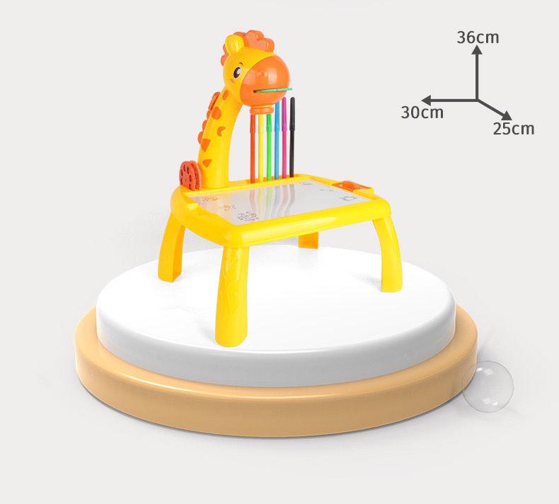 Deer-Shaped Multifunctional Projection Drawing and Writing Table for Kids