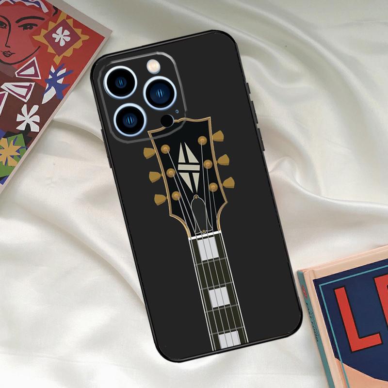 Guitar Instrument Music Phone Case For iPhone 15 14 12 11 13 16 17 Pro Max 15 16 Plus 13 Mini 16e 17 Air Funda Cover