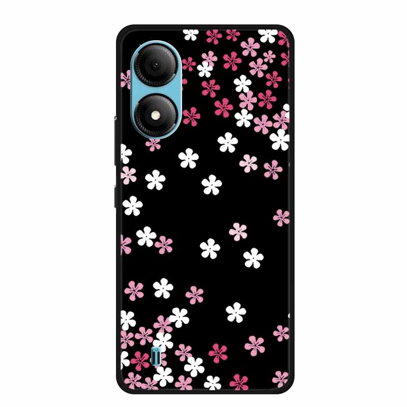 Funda For ZTE Blade A33S Case Cute Cartoon Cat Black Silicone Soft Phone Case For ZTE A33S Back Cover Case A 33 S 33s Coque Capa