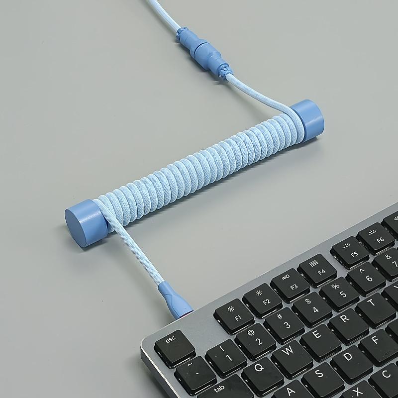 Gewickeltes Tastaturkabel Schutzstab Gewickeltes Tastaturkabel Gewichtsstab Haspel Stick Kabelorganisator