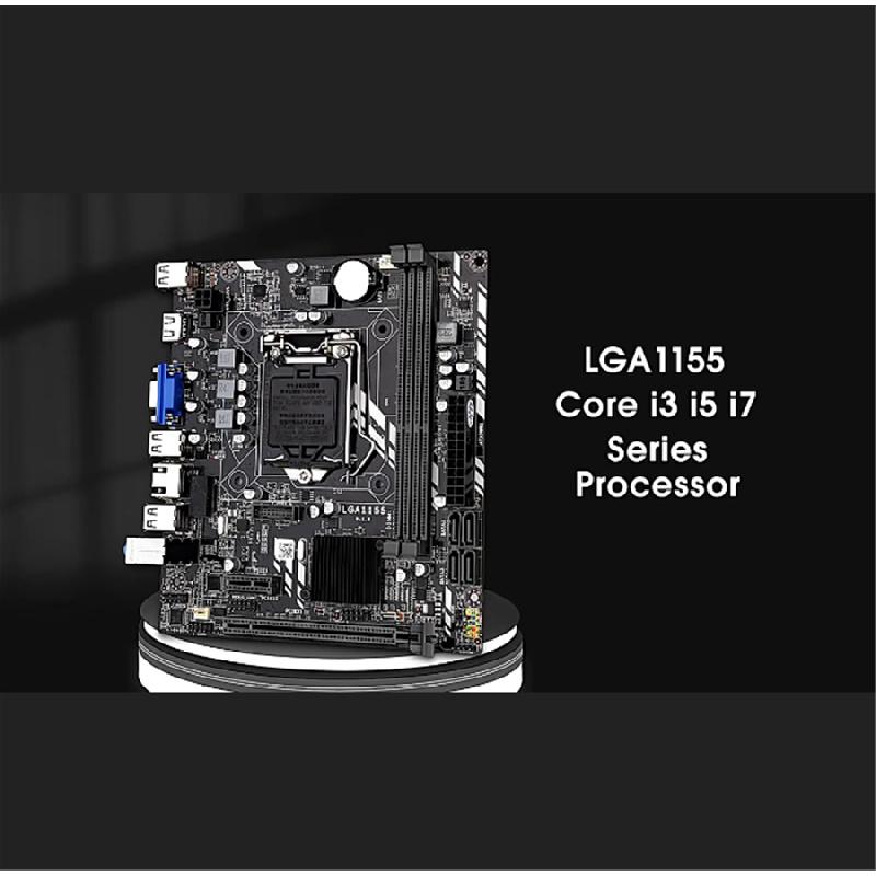 LGA1155 DDR3 M-ATX H61M motherboards for Intel core i7 i5 i3 pentium celeron processors