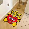Shaped Cartoon Sun with Heart Doormat, Non-Slip, Absorbent Entryway Mat, Bedroom Bedside Rug, Home Decor