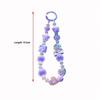 Kawaii Cartoon Capybara Phone Chain For Girls Creative Beaded Keychian Bag Pendant Decoration Accessories Phone Lanyard Gifts