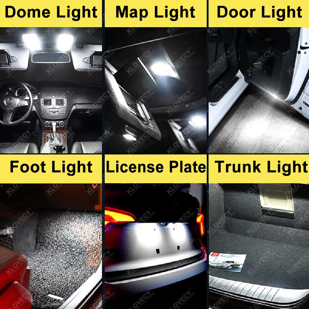 10-40 PCS CANBUS No Error T10 W5W LED Bulb For Car Interior Dome Door Map Trunk License Plate Lights 12V 26SMD 400LM 6500k White Dome Lights 6