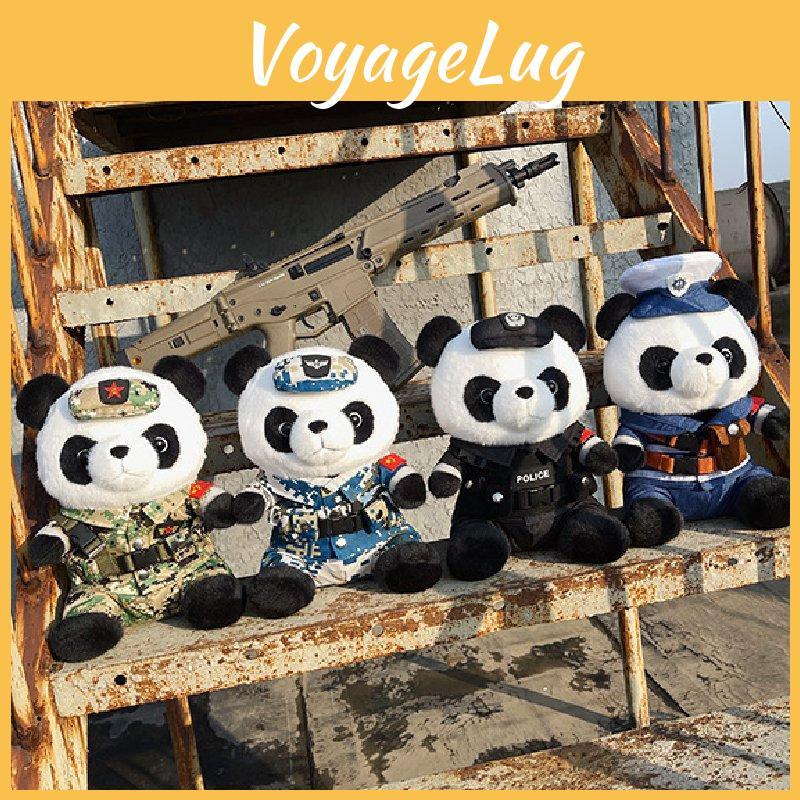 Air Land Sea Soldier Swat Panda Plush Toy Room Decoration Ornaments Child Gift