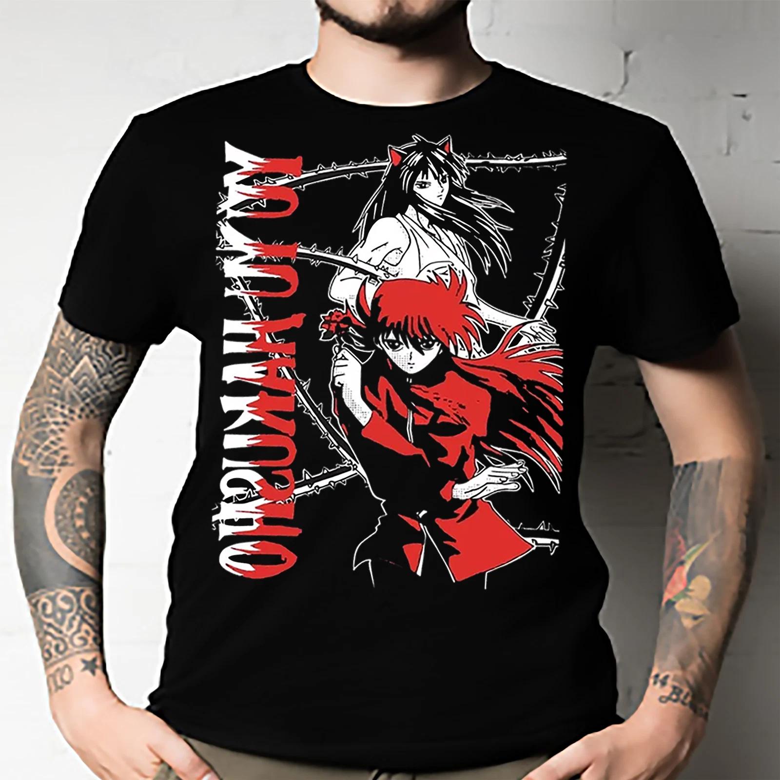 Men s and Women s T-shirts Yu Yu Hakusho M