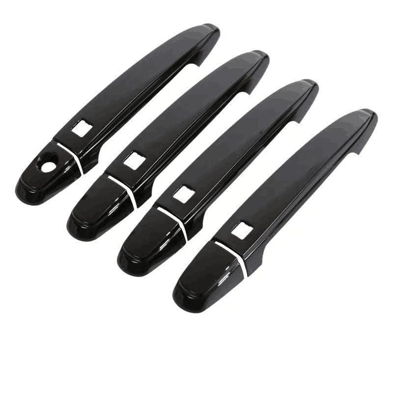 For Lexus LS XF30 430 2001-2006 Glossy Black Carbon Fiber Chrome Door Handles Cover Trim Styling Accessories