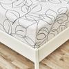 Leaf Line Pattern Mattress Three-Piece Digital Printing Mattress Bedding Set Adult Children
