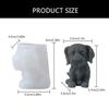 Dog Shaped Silicone Candle Molds Epoxy Resin Silicone Molds for Candle Soap Plaster Decorations, Plaster Silicone Molds