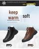 Herren Große Fleecegefütterte Baumwoll-Wanderschuhe, Weiche Sohle Rutschfest Lässige Outdoor-Schnee-Stiefel (2025)