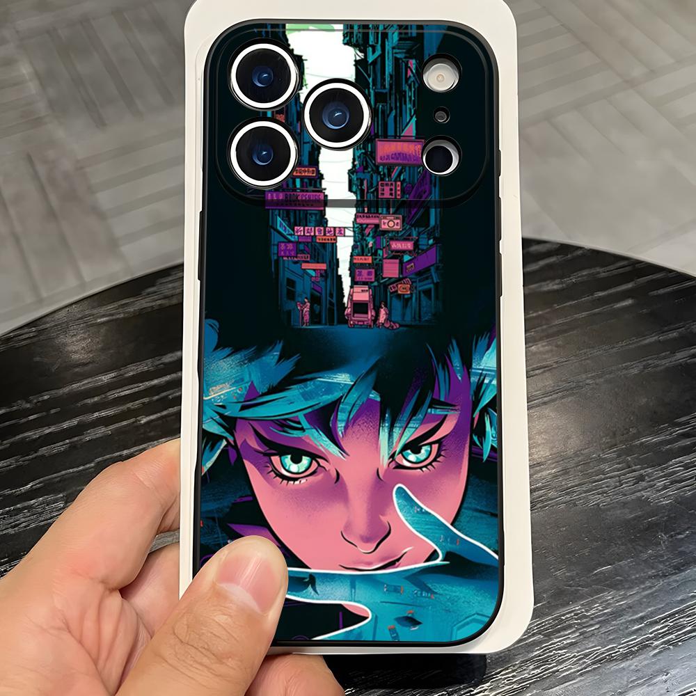 

Ghost In The Shell Phone Case For IPhone 17 Pro Max 16 15 14 Pro Max 13 11 X Xs Xr 8 7Plus Silicone Cover iPhone17 Air